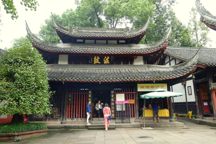 The Drum Tower at Wenshu Monastery, Chengdu.