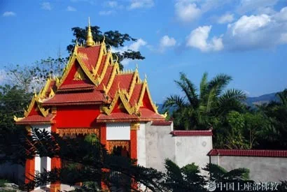 Manting Pagoda Temple, Menghan — photograph from the 2013 retreat notice.